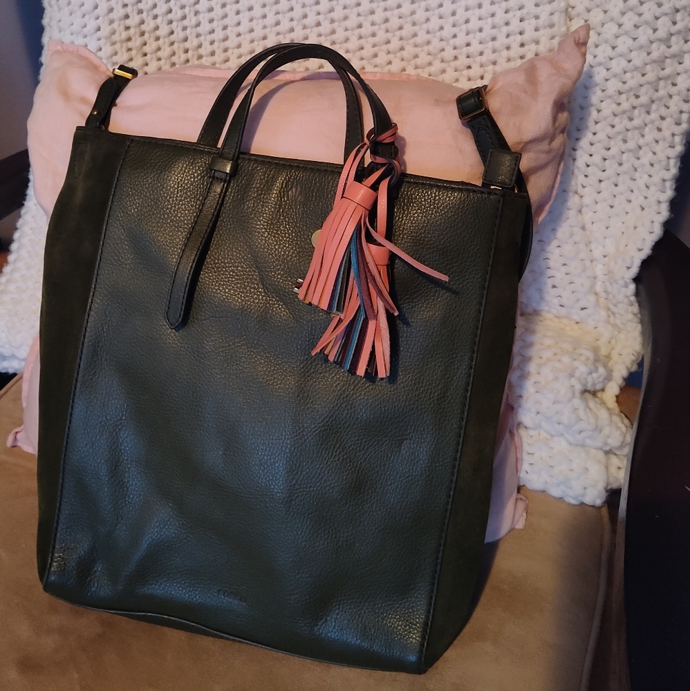 Fossil Camilla Convertible Tote / Backpack Handbag